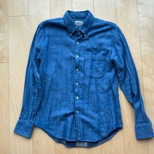 Naked & Famous denim flannel shirt